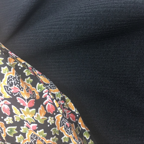 FINAL MARK-DOWN BLK100% POLYESTER W/CONTRASTING LS - Picture 6 of 6